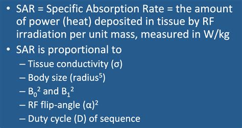 Specific Absorption Rate (SAR) Calculator 